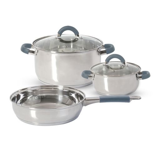 Bateria 5 Piezas  en Acero Inoxidable Accesorio en Silicona