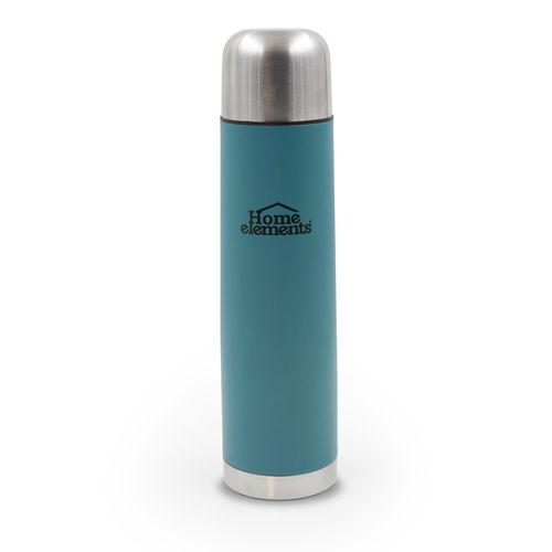 Termo Acero Doble Pared 1 L - Azul Turquesa