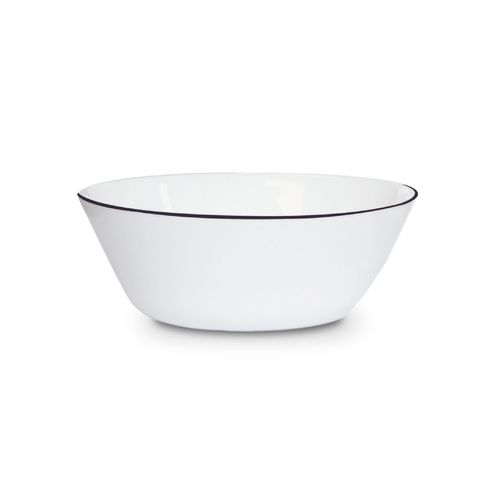 Vajilla Vitroceramica Borde Negro
