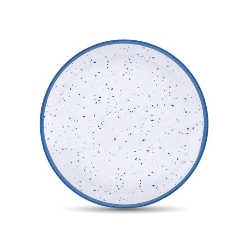 Plato Pando 27 cm - Decoracion Granito Azul