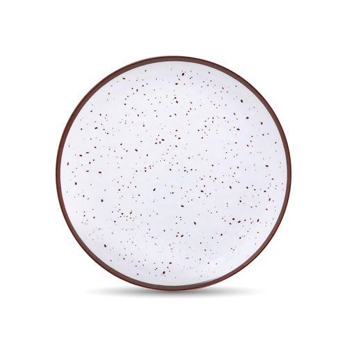 Plato Pando 27 cm - Decoracion Granito Café