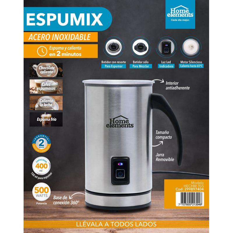 Vaso-que-calienta-y-espuma-Capacidad-de-400ml-Base-extraible-para-una-mayor-comodidad-acabados-en-acero-inoxidable-perfecto-para-chocolate-y-cafe