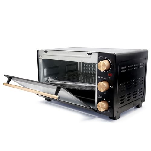 Horno Tostador 21 Litros - Negro con Cobre