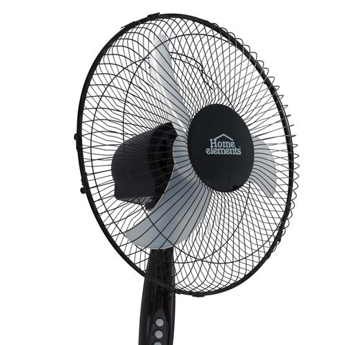 Ventilador Pedestal 16" 3 Aspas - Negro