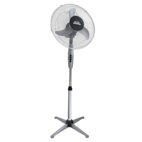 Ventilador Pedestal 16" 3 Aspas - Gris
