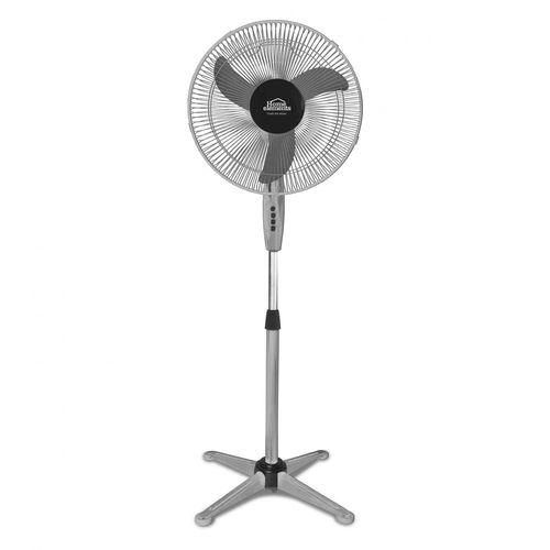 Ventilador Pedestal 16" 3 Aspas - Gris