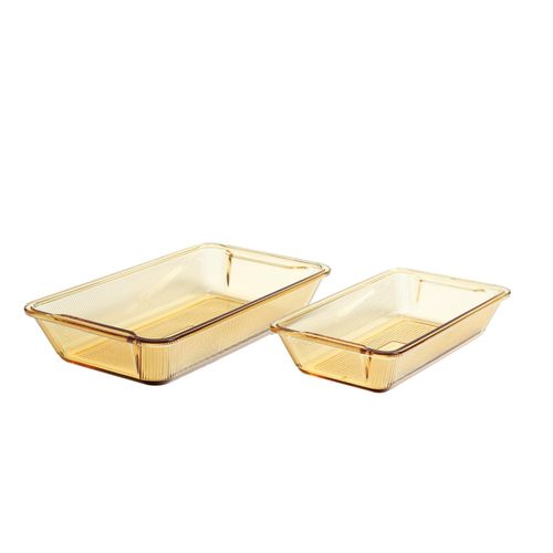 Set por 2 Refractarias - Rectangulares Vidrio