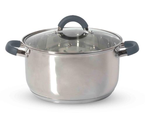 Olla con Tapa Acero Inoxidable 20 cm