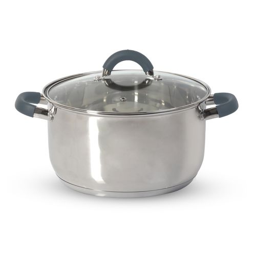 Olla con Tapa Acero Inoxidable 22 cm