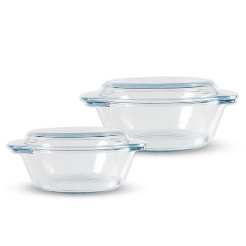 Set 4 Piezas Refractarias Vidrio