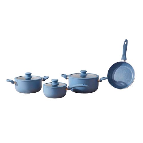 Batería Home Elements 7 Piezas Blue Stone